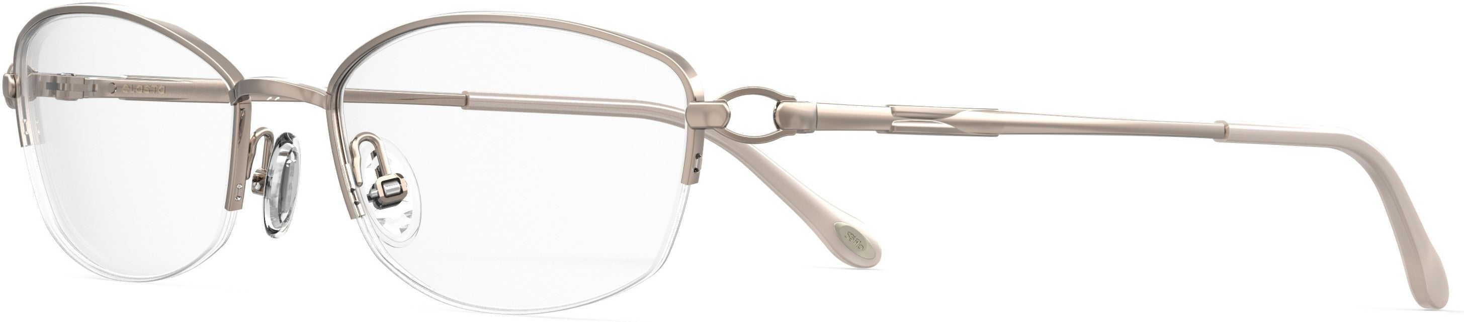  Emozioni 4402 Cat Eye/butterfly Eyeglasses 06F3-06F3  Peach Pink (00 Demo Lens)