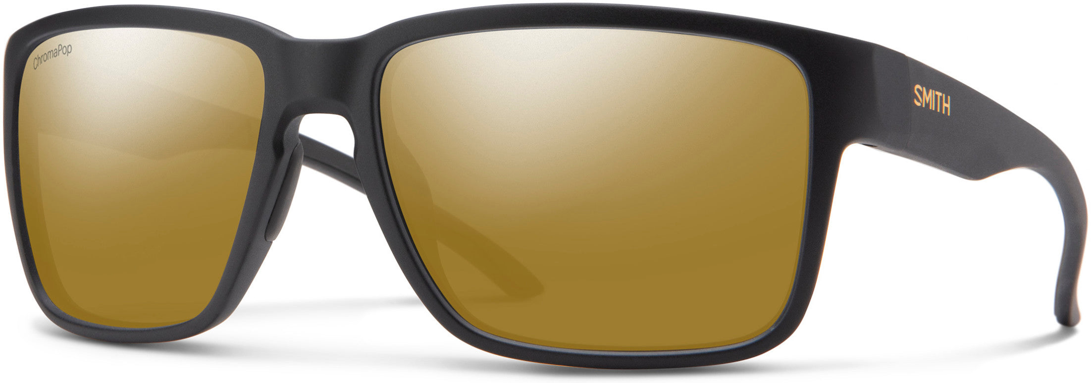 Smith Emerge Rectangular Sunglasses 0I46-0I46  Black Gold (QE Bronze Sp CP Pz)