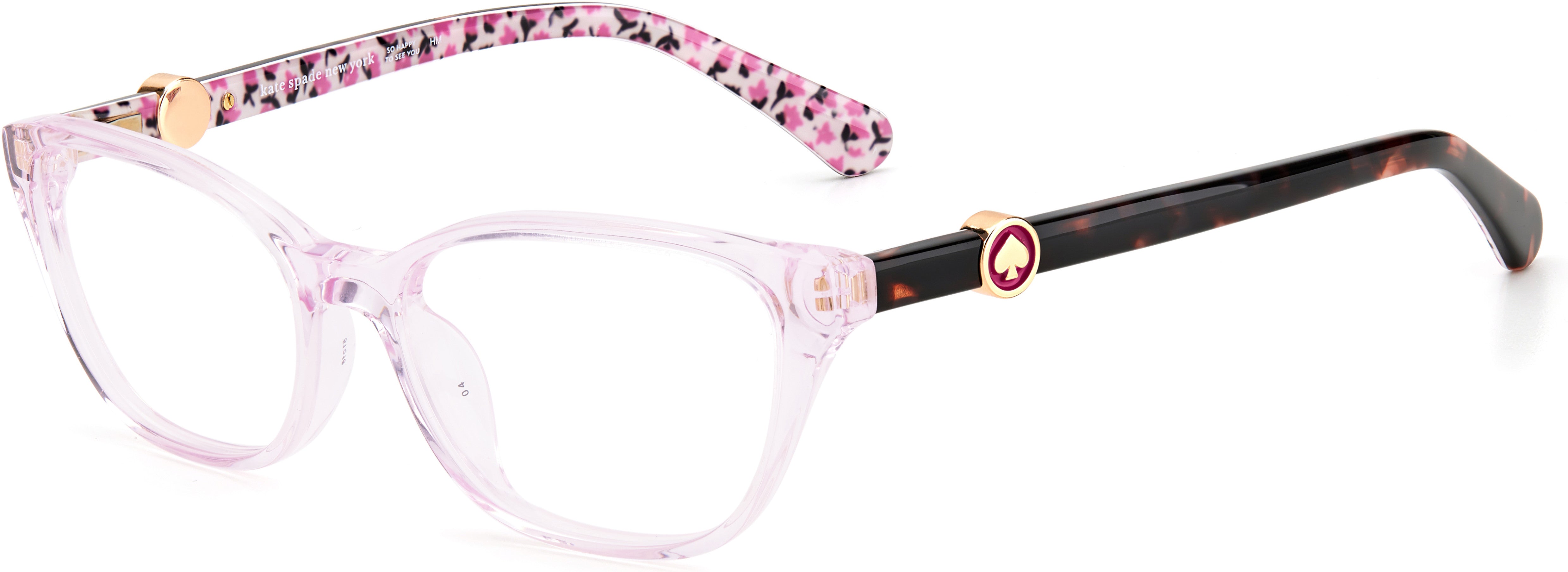 Kate Spade Emmalee Cat Eye/butterfly Eyeglasses 035J-035J  Pink (00 Demo Lens)