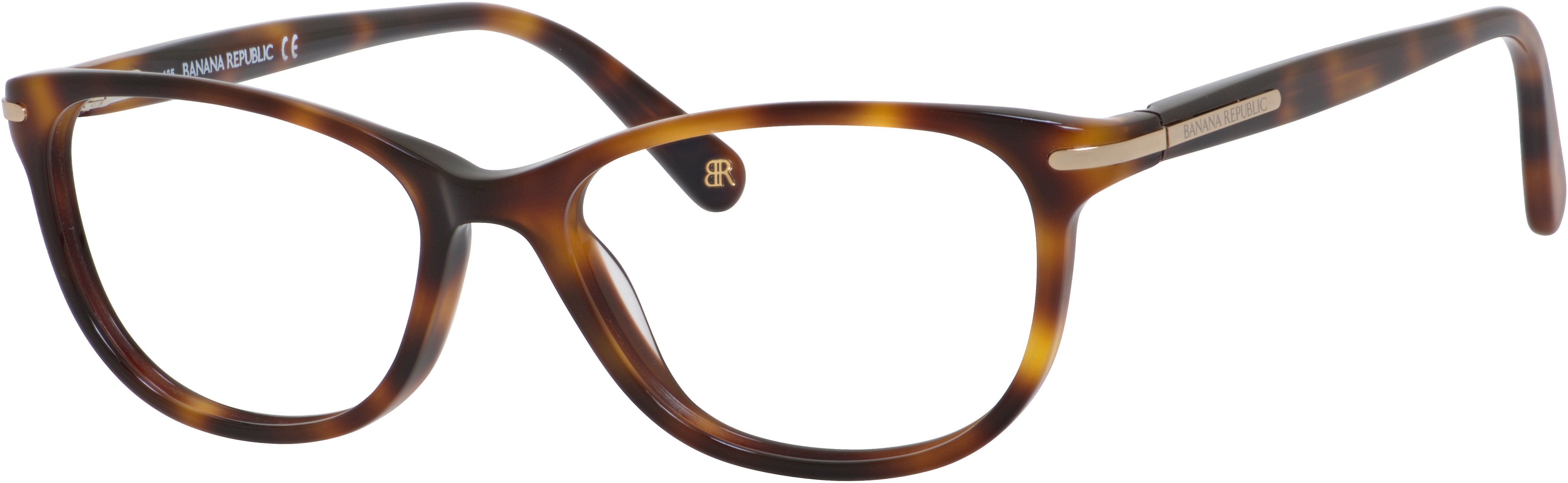 Banana Republic Enya Oval Modified Eyeglasses 0WR9-0WR9  Brown Havana (00 Demo Lens)