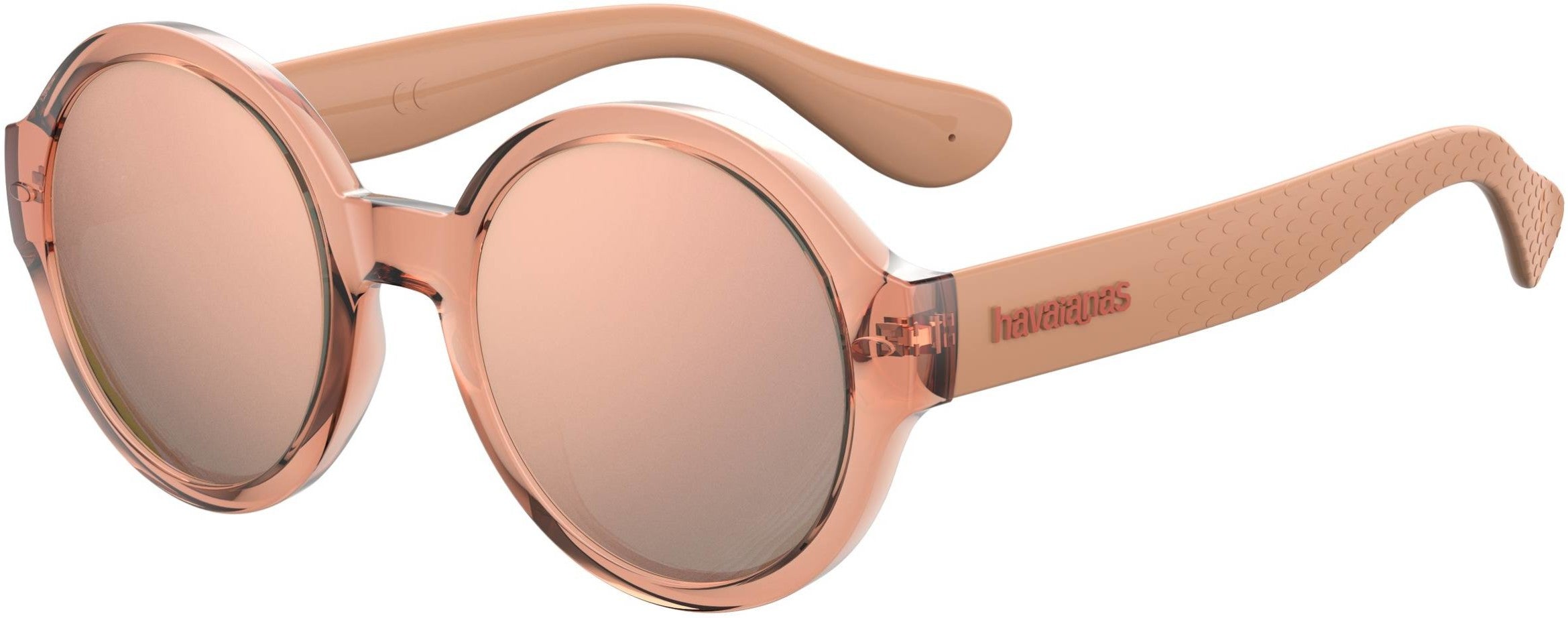Havaianas Floripa/M Oval Modified Sunglasses 09R6-09R6  Salmon (0J Rose Gold Ml)