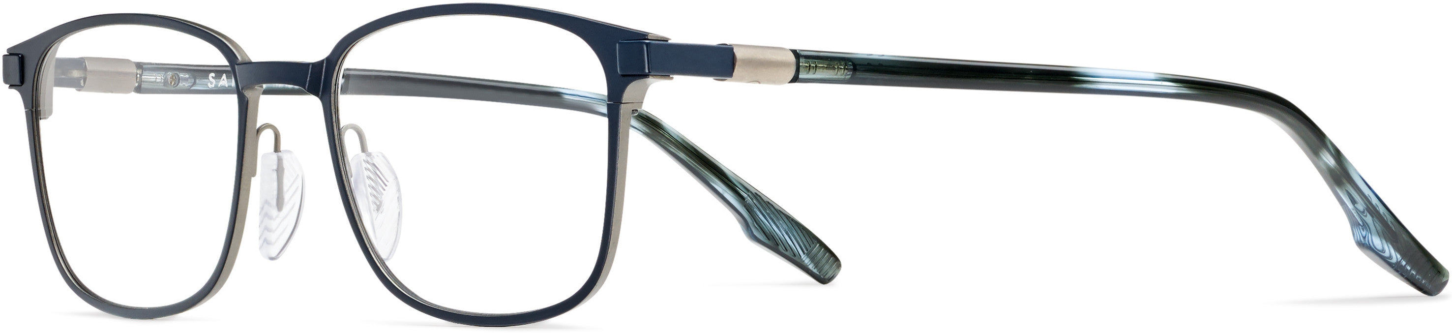Safilo 2.0 Forgia 03 Rectangular Eyeglasses 0RCT-0RCT  Matte Blue (00 Demo Lens)