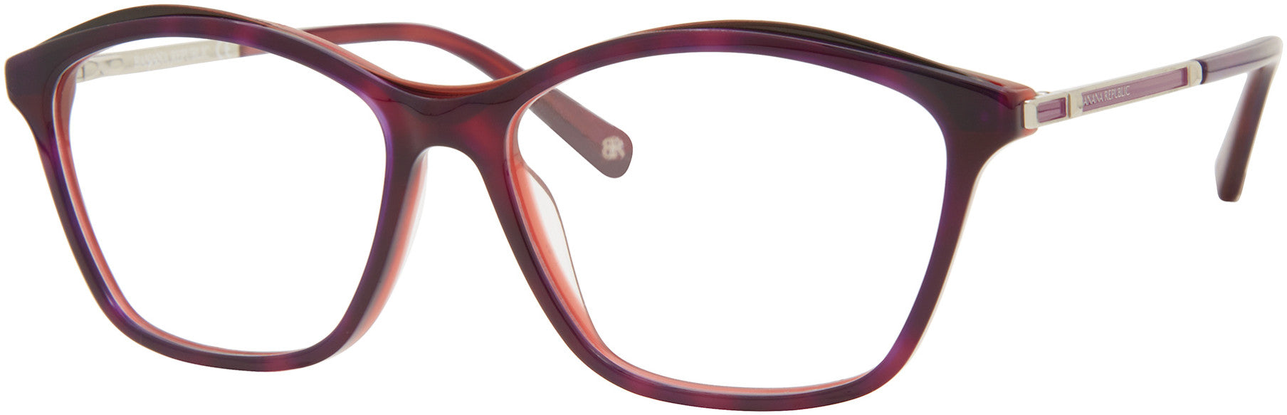 Banana Republic Genesis Cat Eye/butterfly Eyeglasses 0A30-0A30  Dark Purple Opa Pink (00 Demo Lens)
