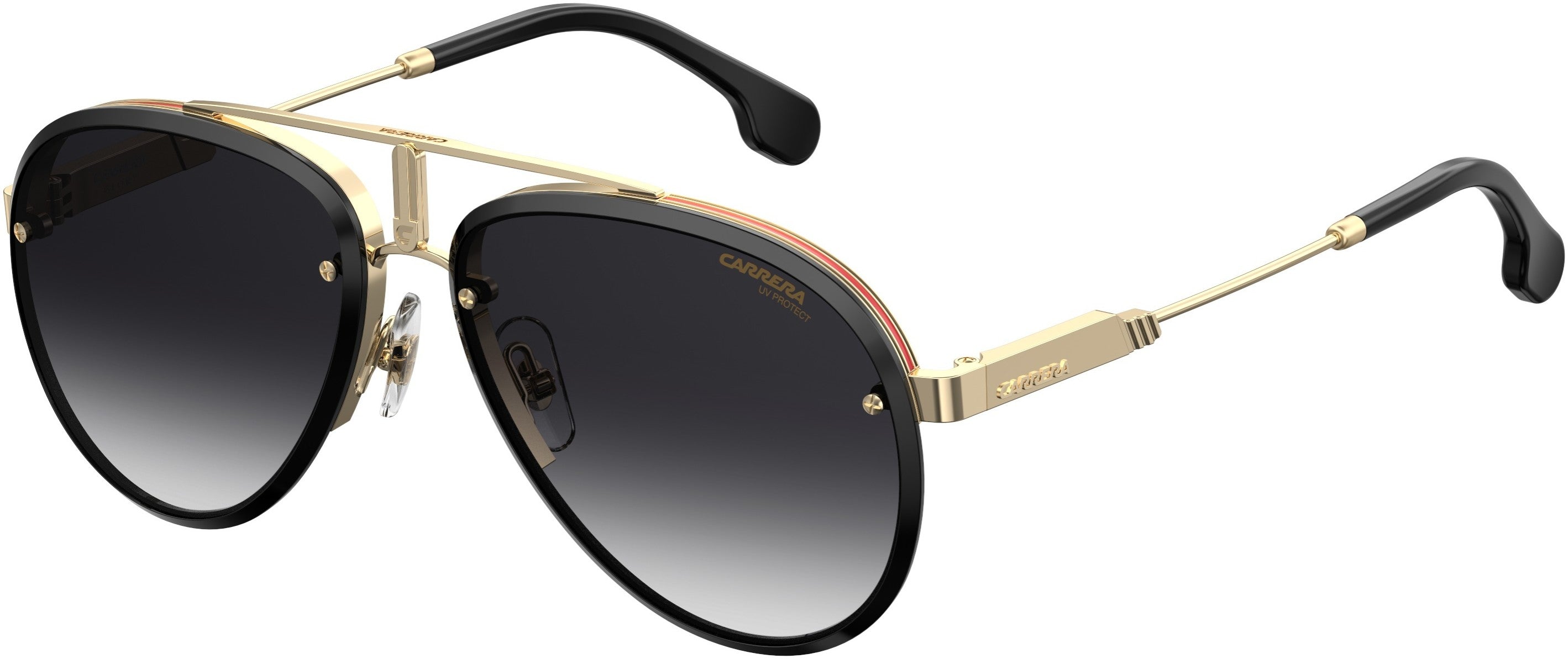  Carrera Glory Aviator Sunglasses 0RHL-0RHL  Gold Black (9O Dark Gray Gradient)