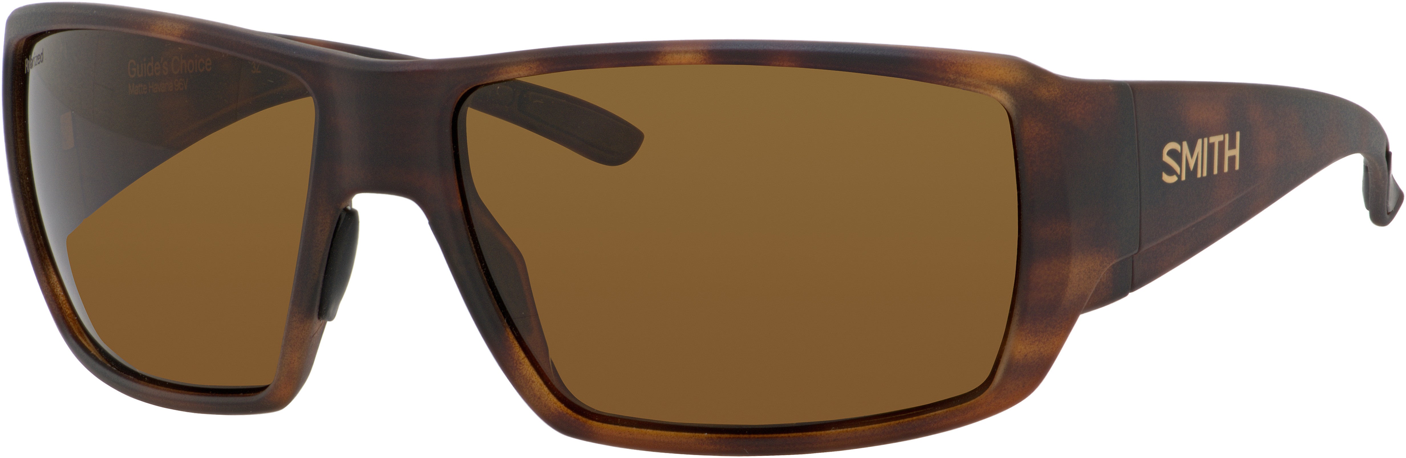 Smith Guides Choicebf Rectangular Sunglasses N920-N920  Matte Havana (SP Bronze Pz)