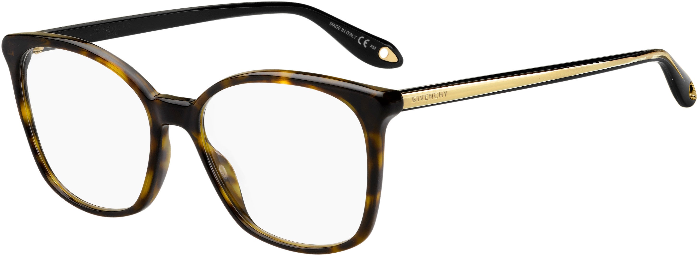  Givenchy 0073 Square Eyeglasses 0086-0086  Dark Havana (00 Demo Lens)