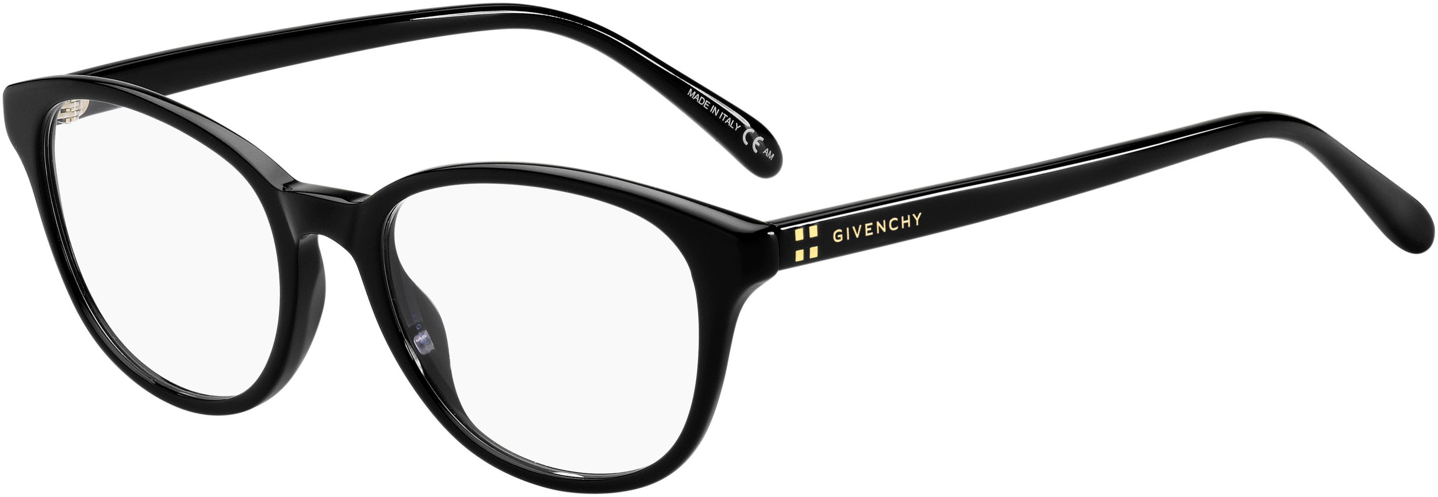  Givenchy 0106 Rectangular Eyeglasses 0807-0807  Black (00 Demo Lens)