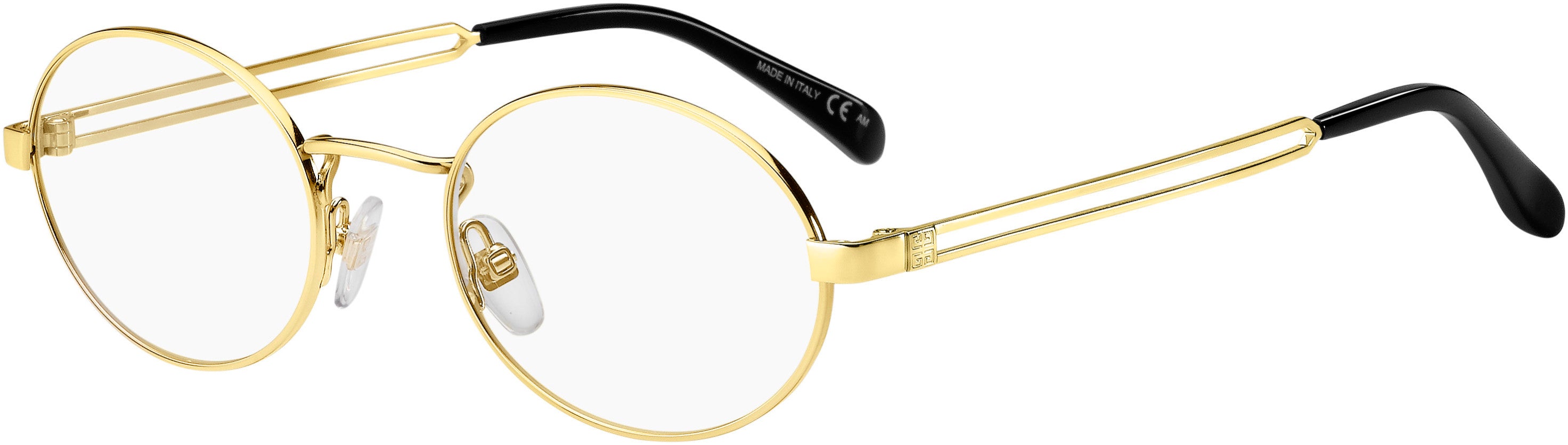  Givenchy 0108 Oval Modified Eyeglasses 0J5G-0J5G  Gold (00 Demo Lens)