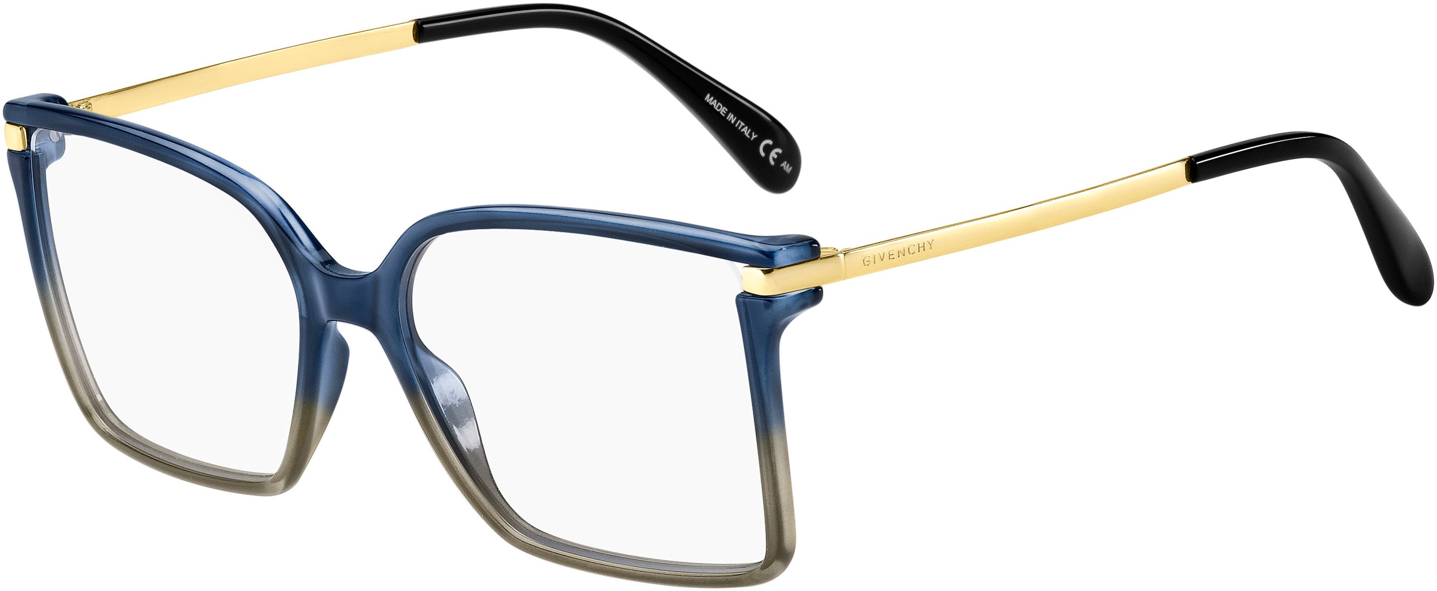  Givenchy 0110 Square Eyeglasses 00MX-00MX  Bl Bl Gray (00 Demo Lens)