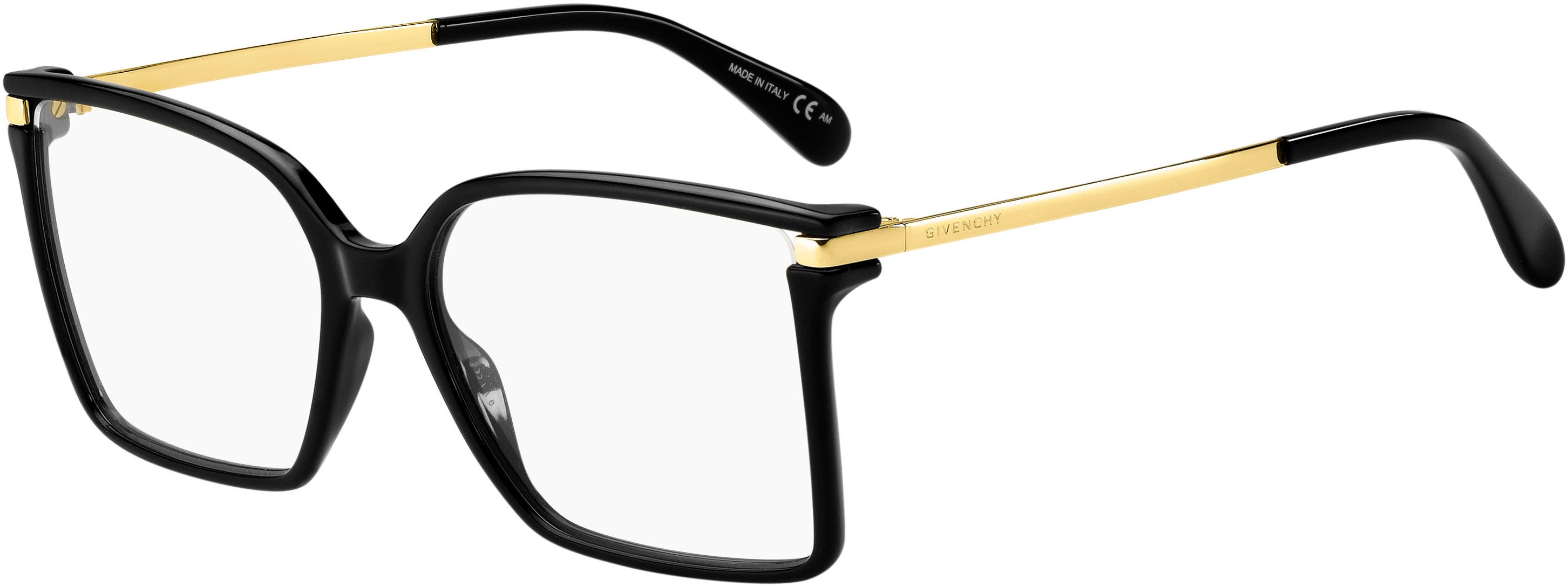  Givenchy 0110 Square Eyeglasses 0807-0807  Black (00 Demo Lens)