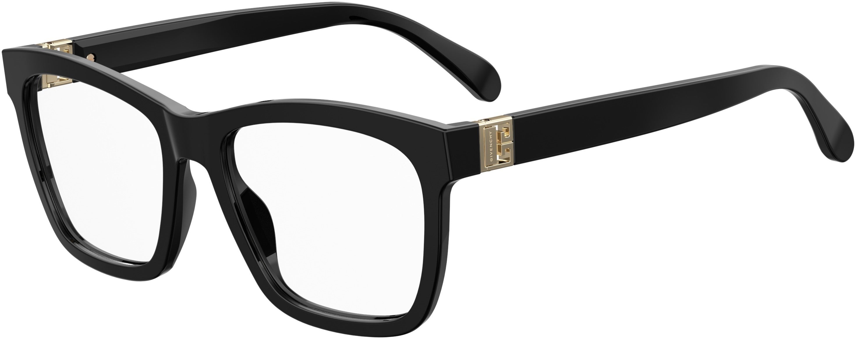  Givenchy 0112 Rectangular Eyeglasses 0807-0807  Black (00 Demo Lens)