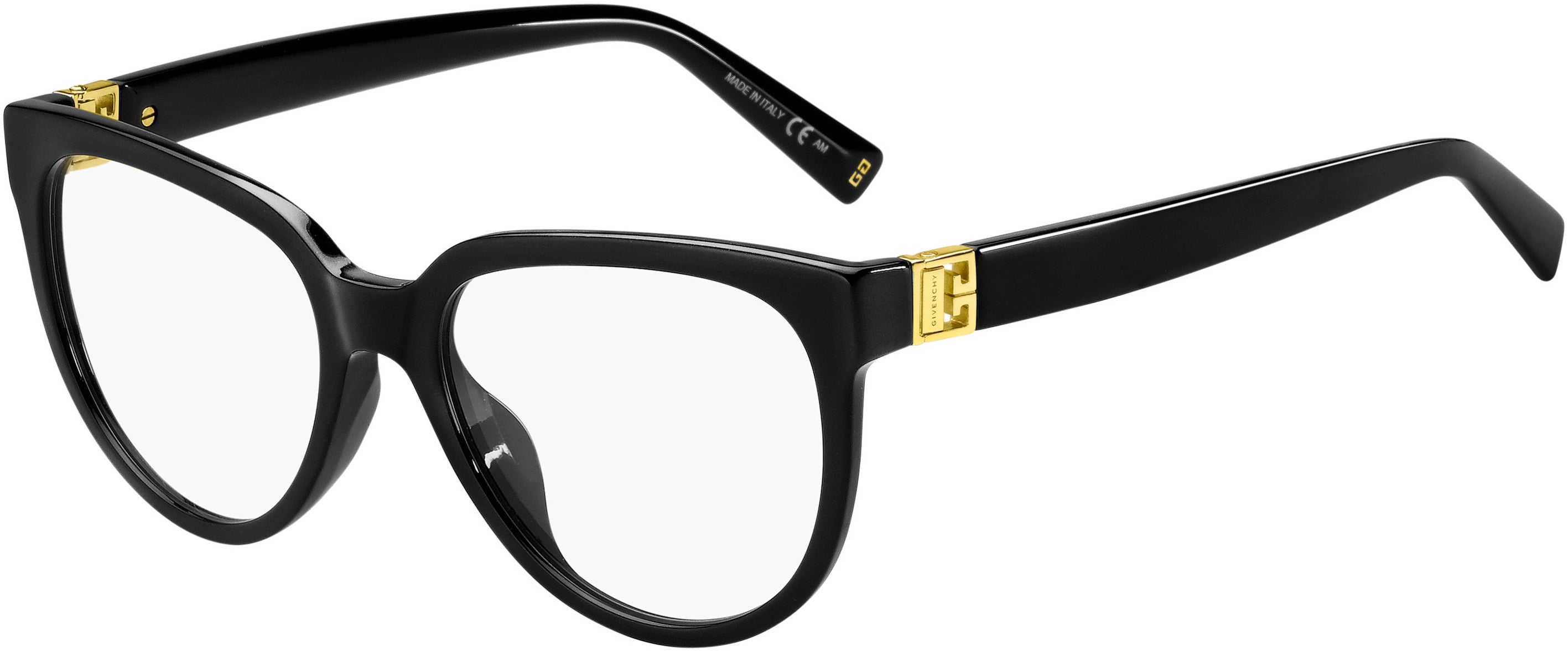  Givenchy 0119/G Oval Modified Eyeglasses 0807-0807  Black (00 Demo Lens)