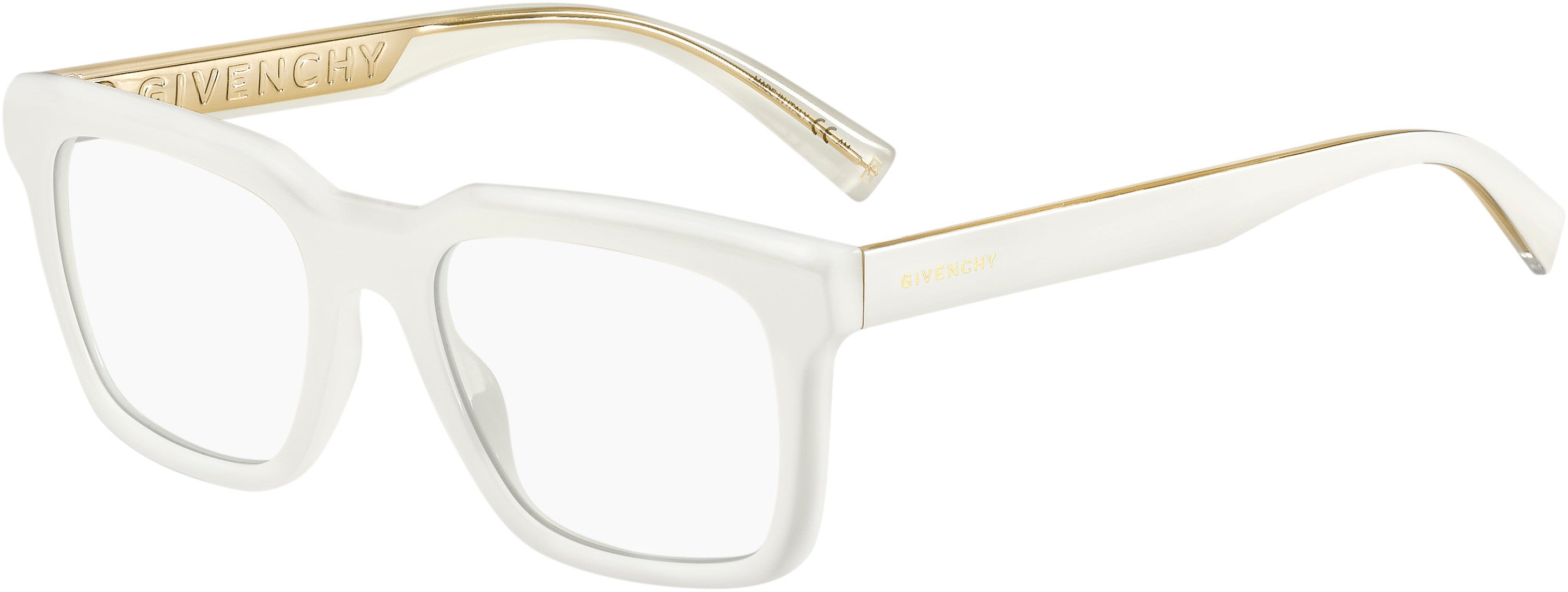  Givenchy 0123 Square Eyeglasses 0VK6-0VK6  White (00 Demo Lens)