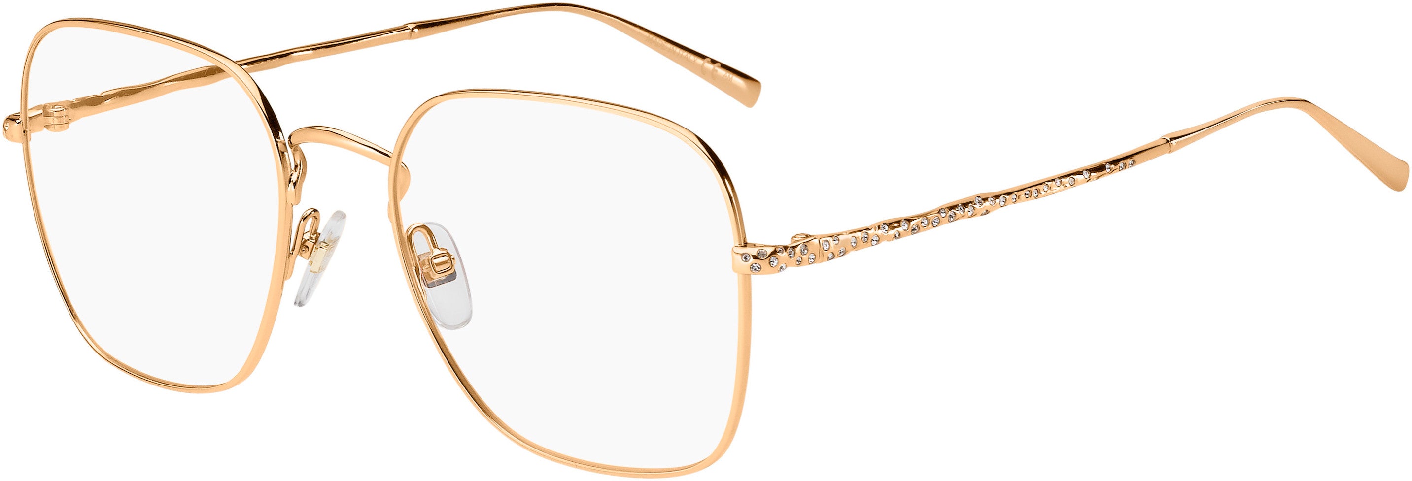  Givenchy 0128 Square Eyeglasses 0DDB-0DDB  Gold Copper (00 Demo Lens)