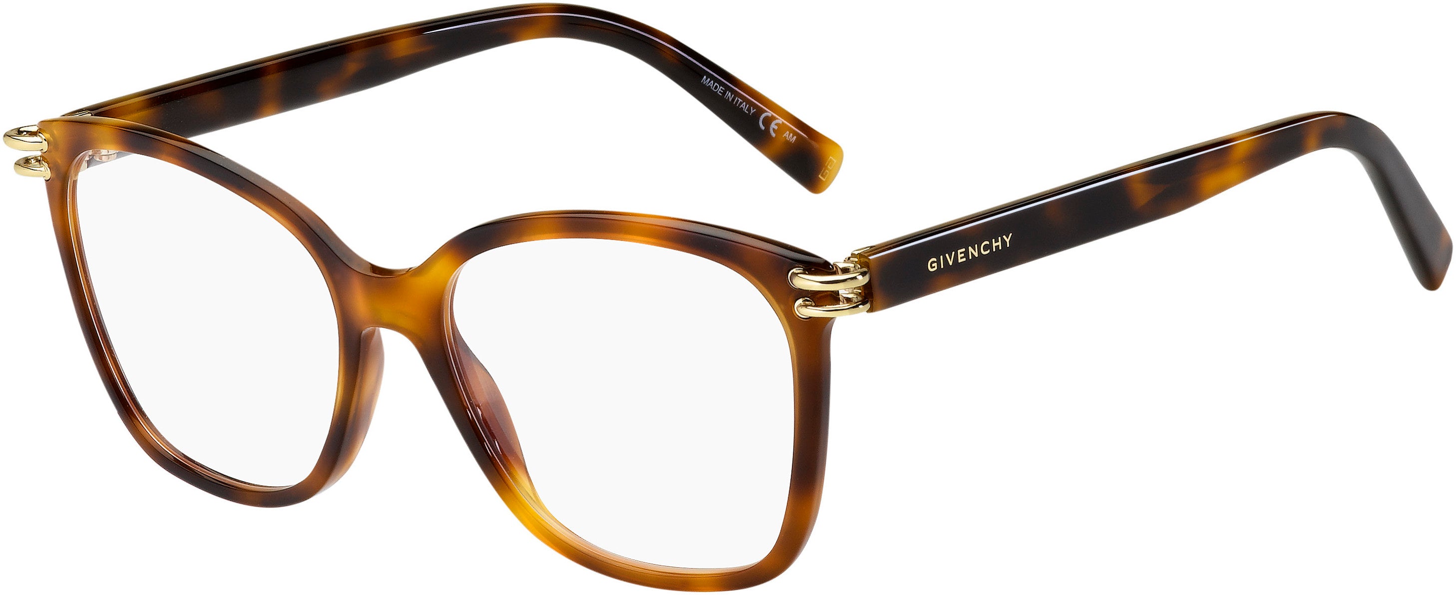  Givenchy 0130 Square Eyeglasses 0WR9-0WR9  Brown Havana (00 Demo Lens)