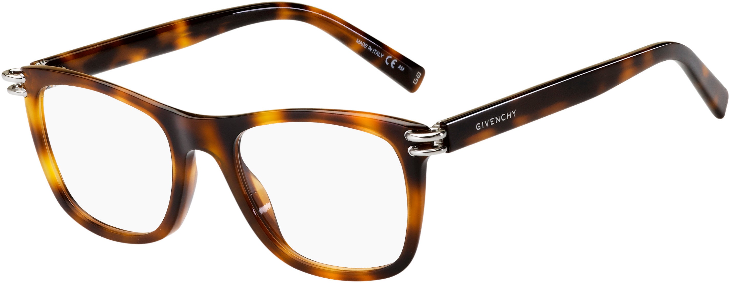  Givenchy 0131 Rectangular Eyeglasses 0WR9-0WR9  Brown Havana (00 Demo Lens)