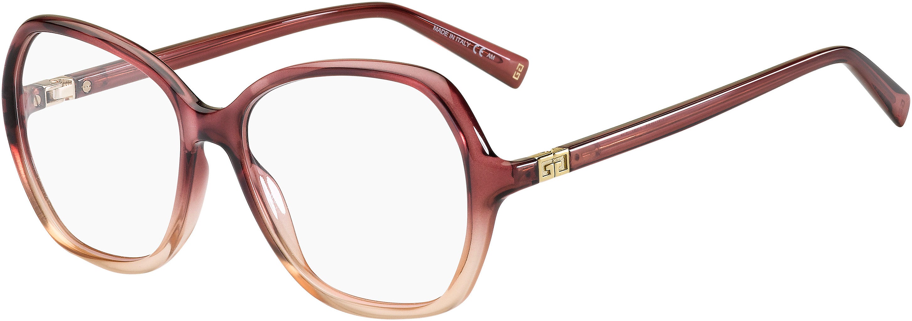 Givenchy 0141 Rectangular Eyeglasses 0C9N-0C9N  Pink Nude (00 Demo Lens)