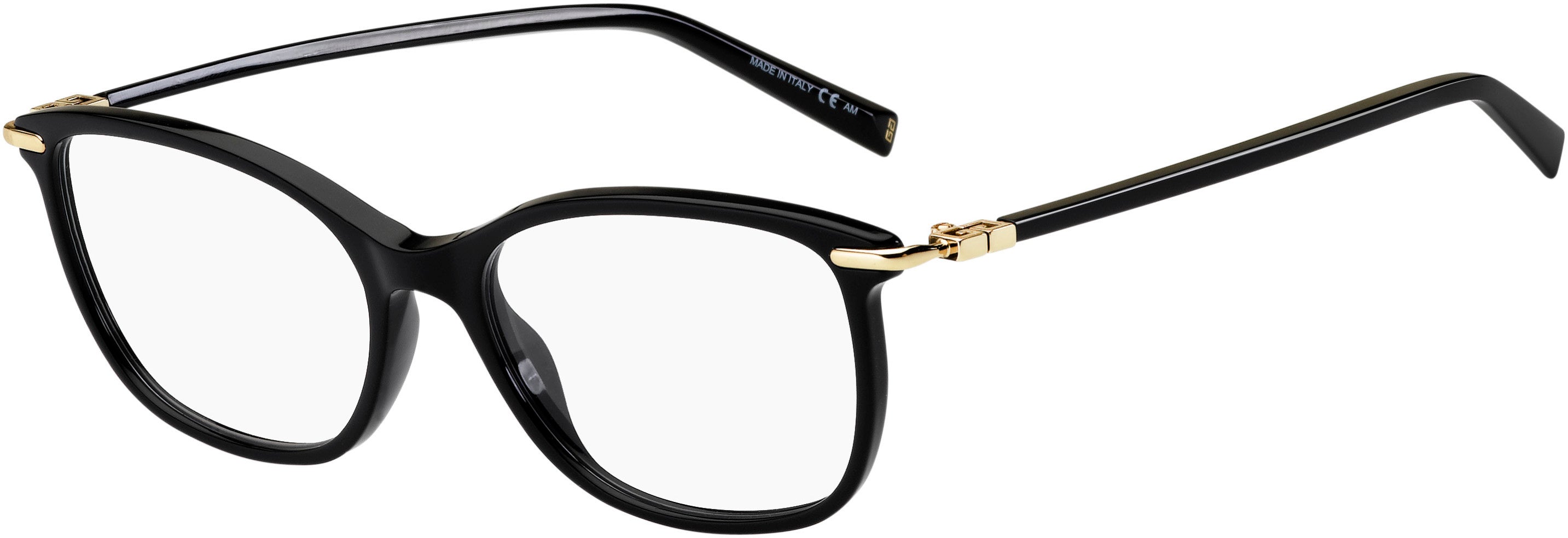  Givenchy 0149 Rectangular Eyeglasses 0807-0807  Black (00 Demo Lens)