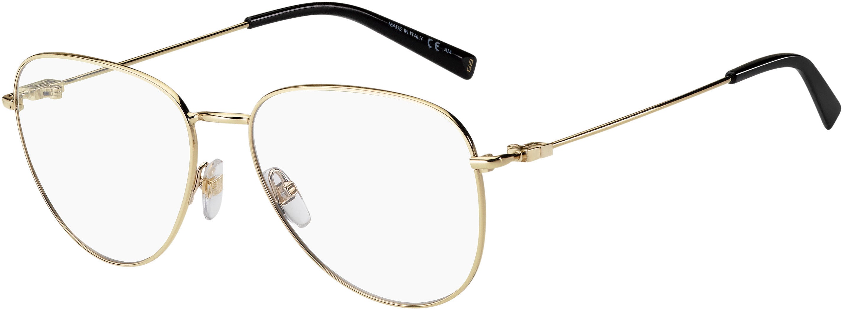  Givenchy 0150 Oval Modified Eyeglasses 0J5G-0J5G  Gold (00 Demo Lens)