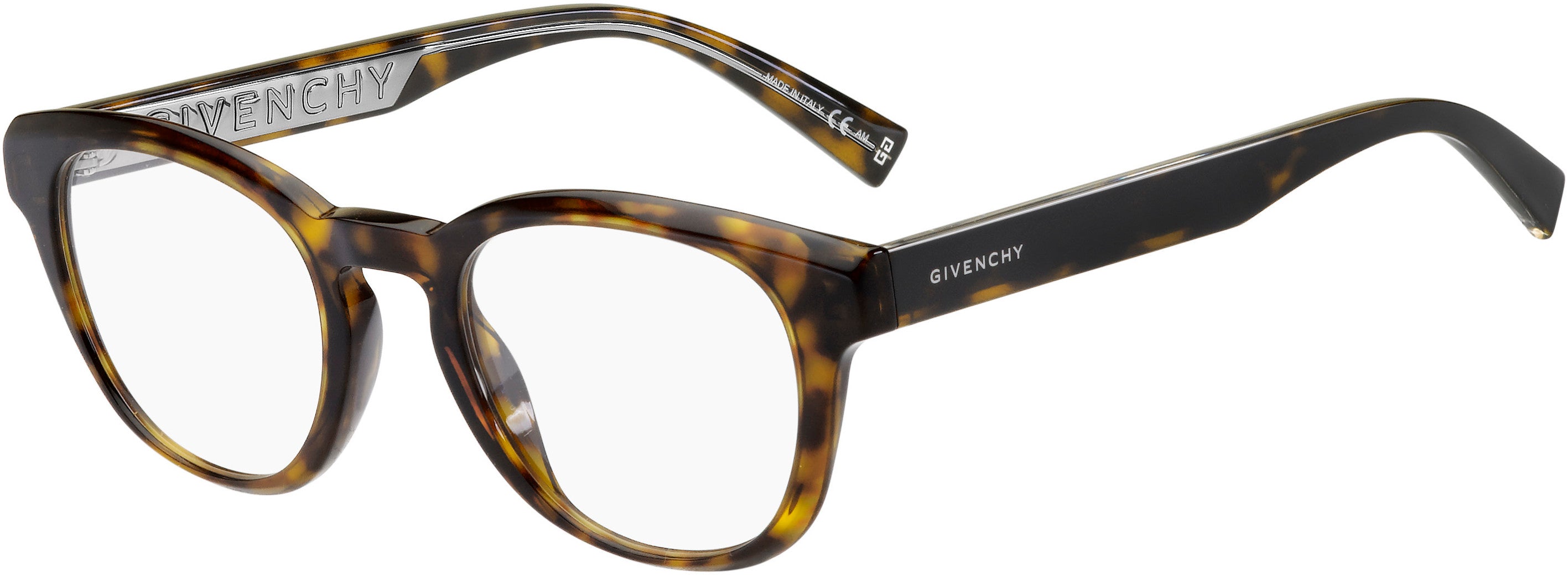  Givenchy 0156 Tea Cup Eyeglasses 0086-0086  Dark Havana (00 Demo Lens)
