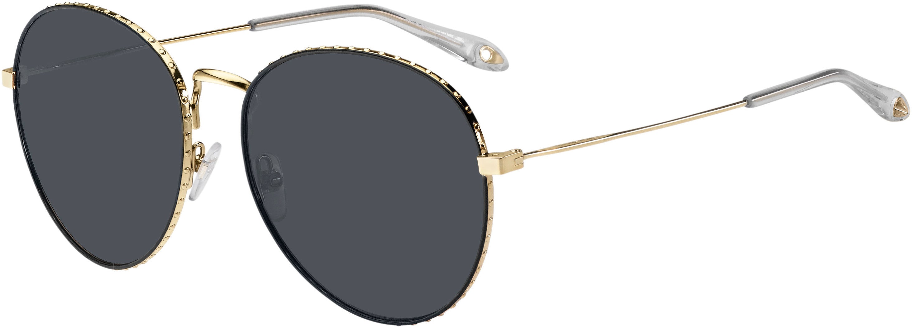  Givenchy 7089/S Oval Modified Sunglasses 0J5G-0J5G  Gold (IR Gray)