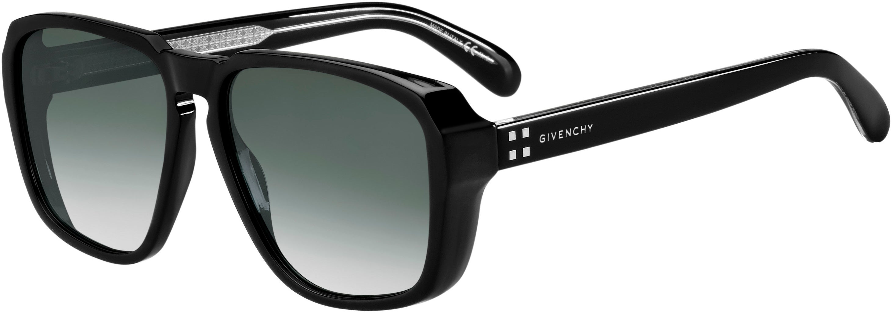  Givenchy 7121/S Navigator Sunglasses 0807-0807  Black (9O Dark Gray Gradient)