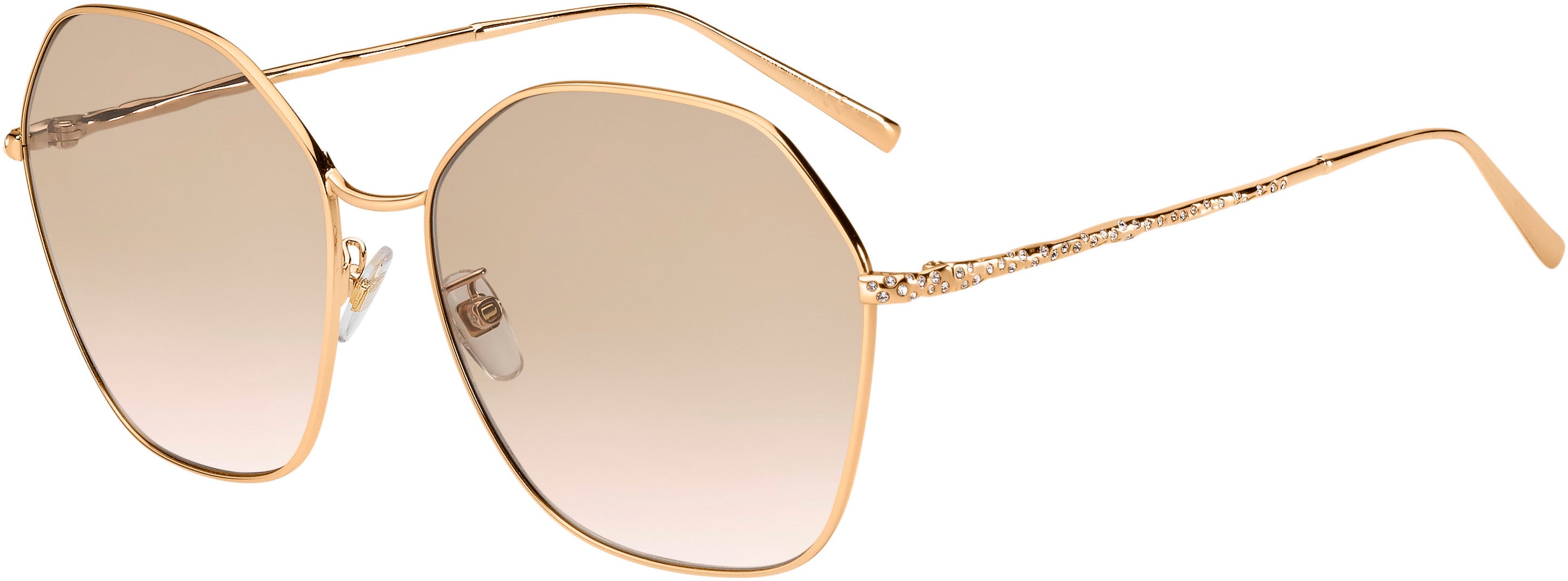  Givenchy 7171/G/S Special Shape Sunglasses 0DDB-0DDB  Gold Copper (M2 Brown Pink Gradient)