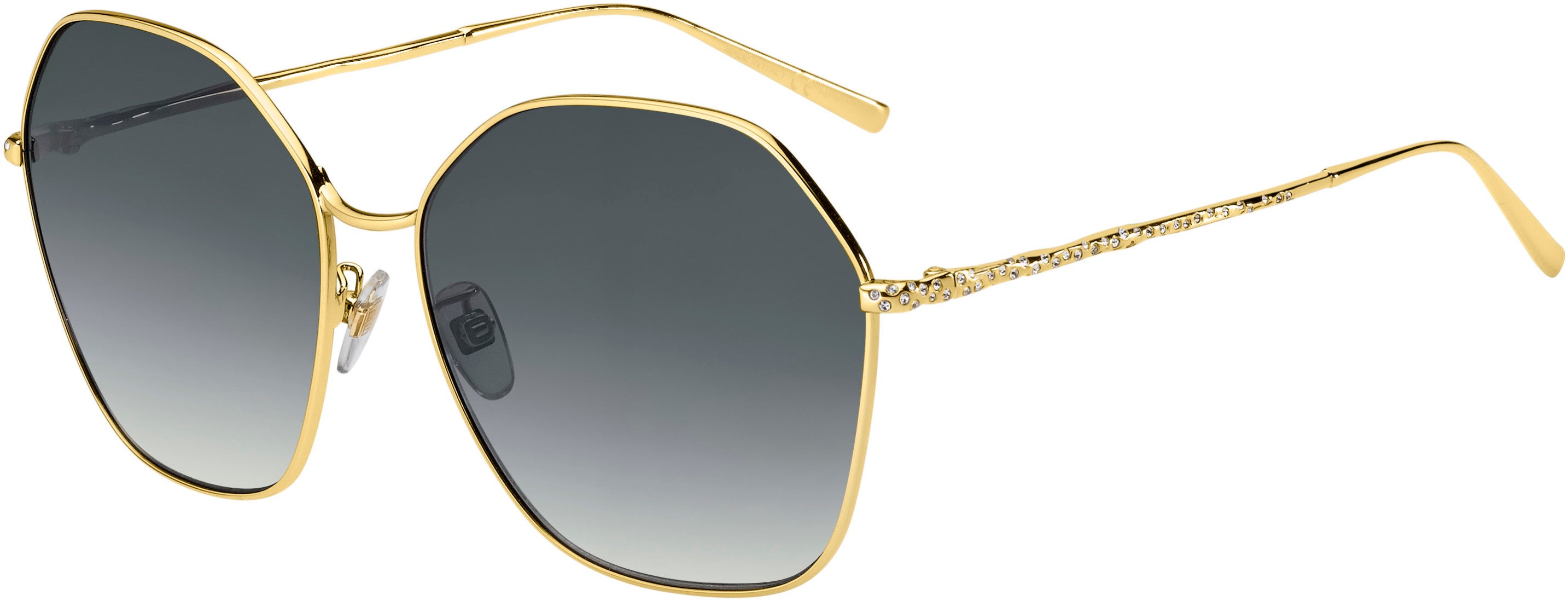  Givenchy 7171/G/S Special Shape Sunglasses 0J5G-0J5G  Gold (9O Dark Gray Gradient)