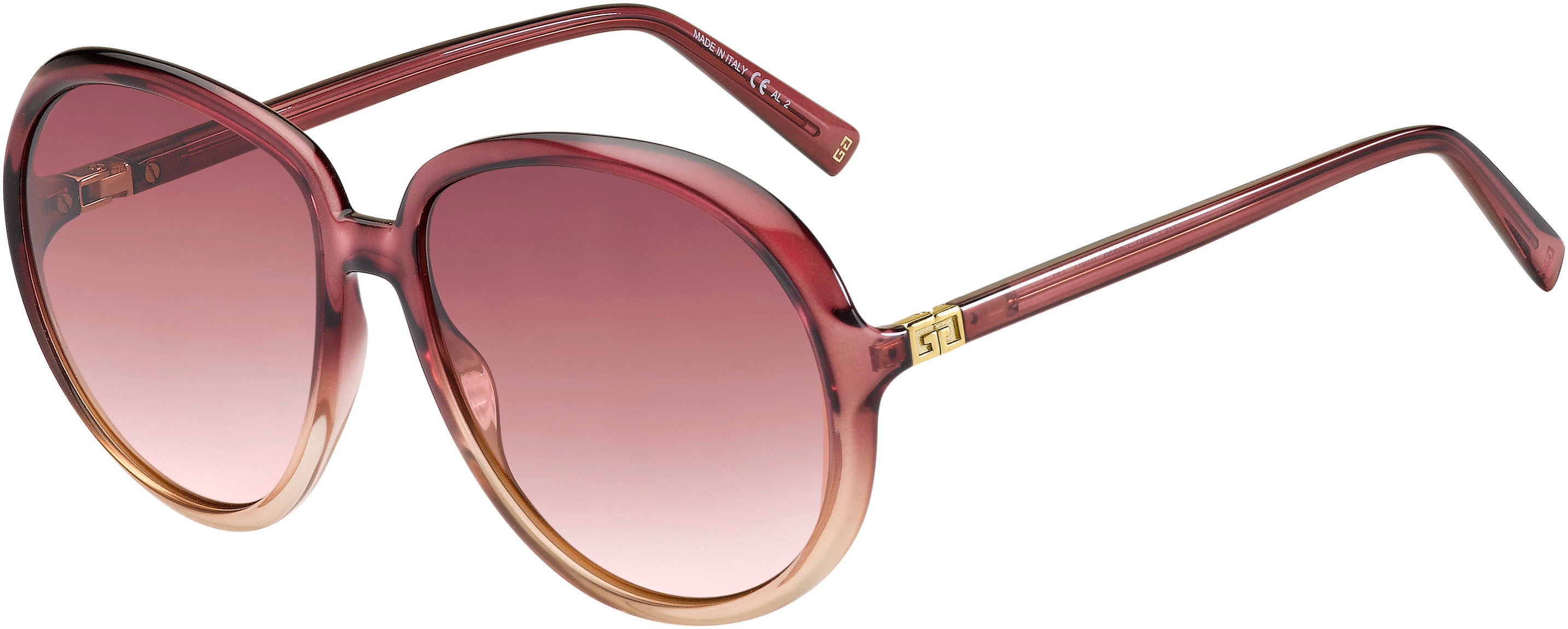  Givenchy 7180/S Oval Modified Sunglasses 0C9N-0C9N  Pink Nude (9R Pink Gradient)