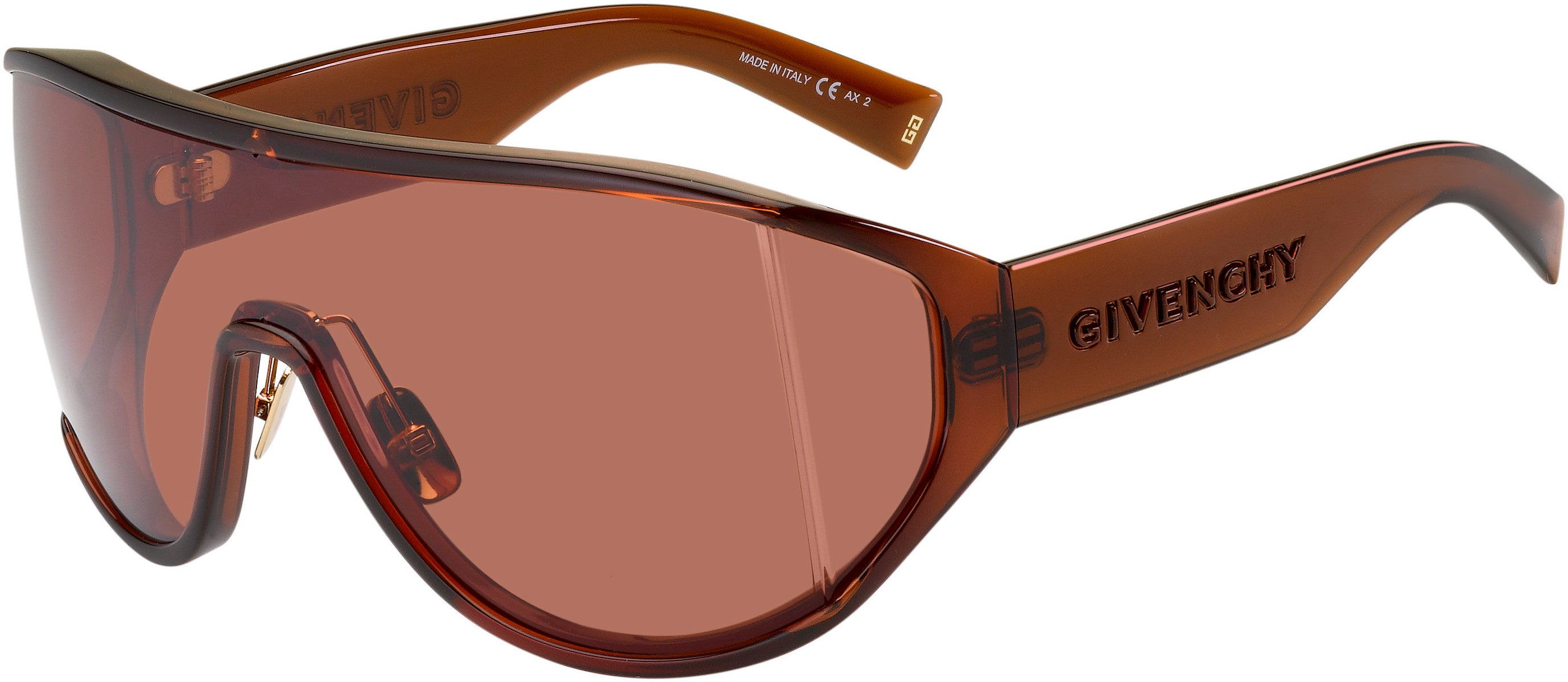  Givenchy 7188/S Rectangular Sunglasses 0FWM-0FWM  Nude (VG Brown)