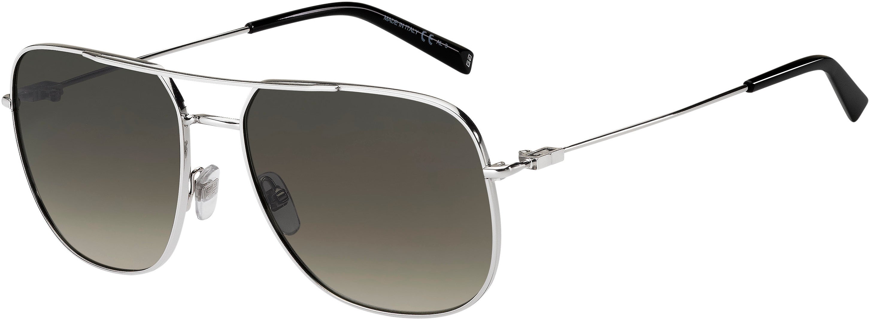  Givenchy 7195/S Aviator Sunglasses 0010-0010  Palladium (HA Brown Gradient)