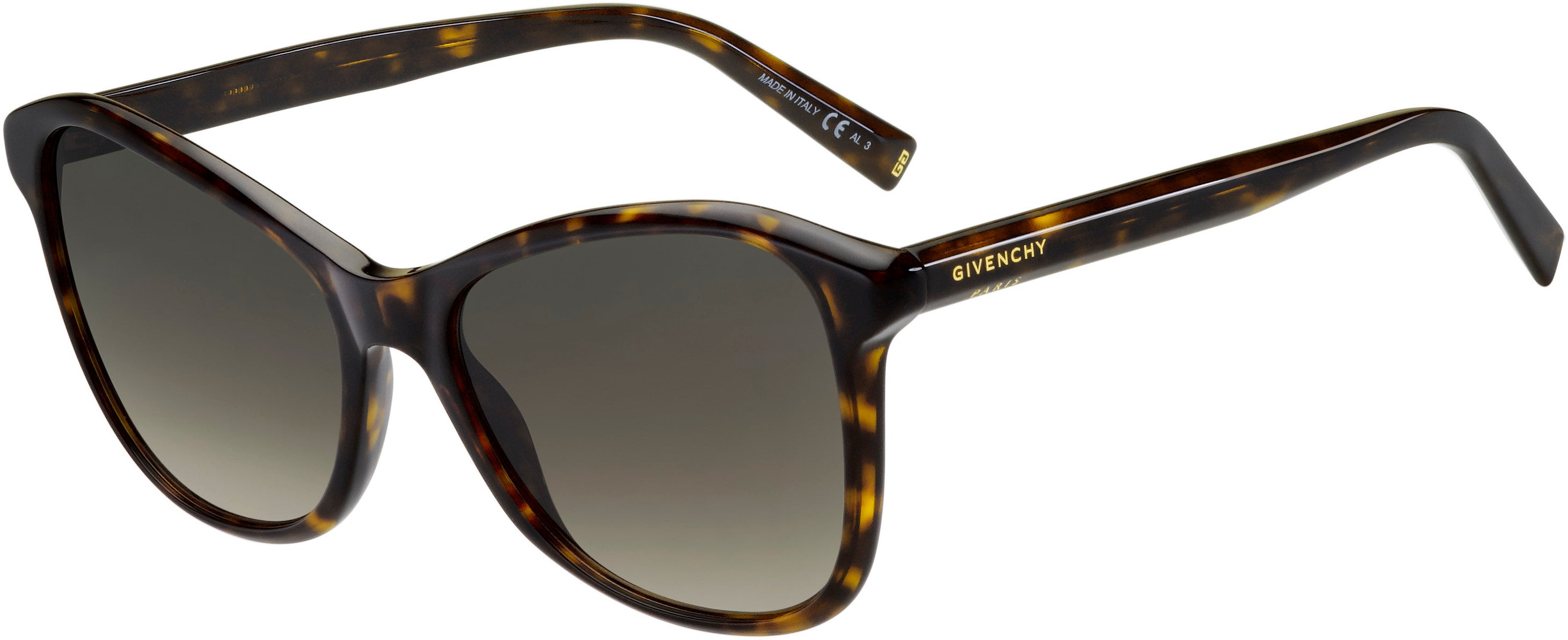  Givenchy 7198/S Cat Eye/butterfly Sunglasses 0086-0086  Dark Havana (HA Brown Gradient)
