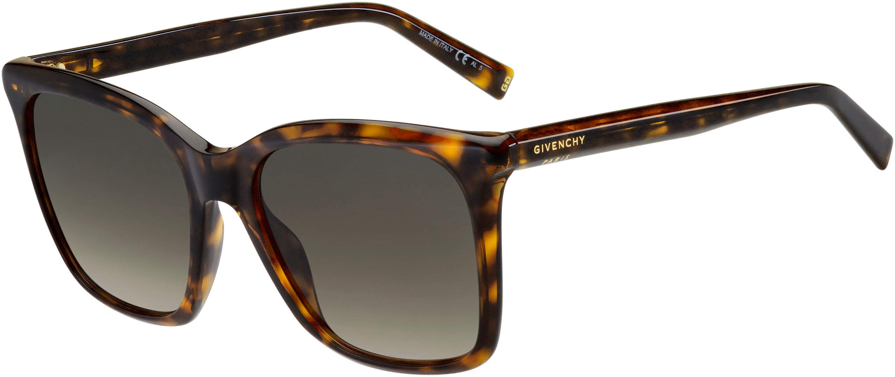  Givenchy 7199/S Square Sunglasses 0086-0086  Dark Havana (HA Brown Gradient)