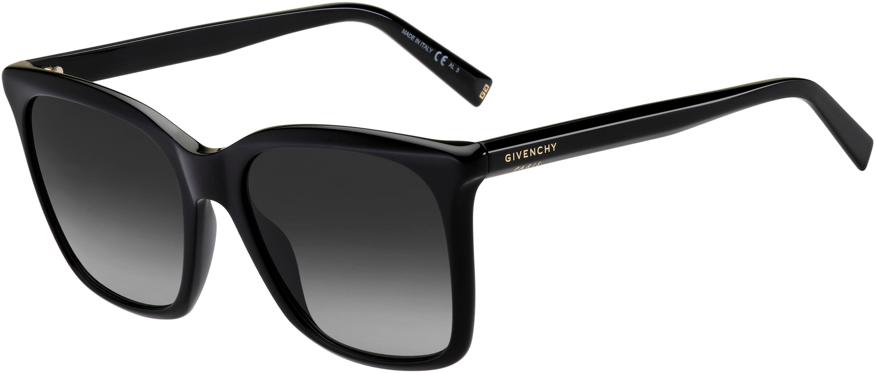  Givenchy 7199/S Square Sunglasses 0807-0807  Black (9O Dark Gray Gradient)