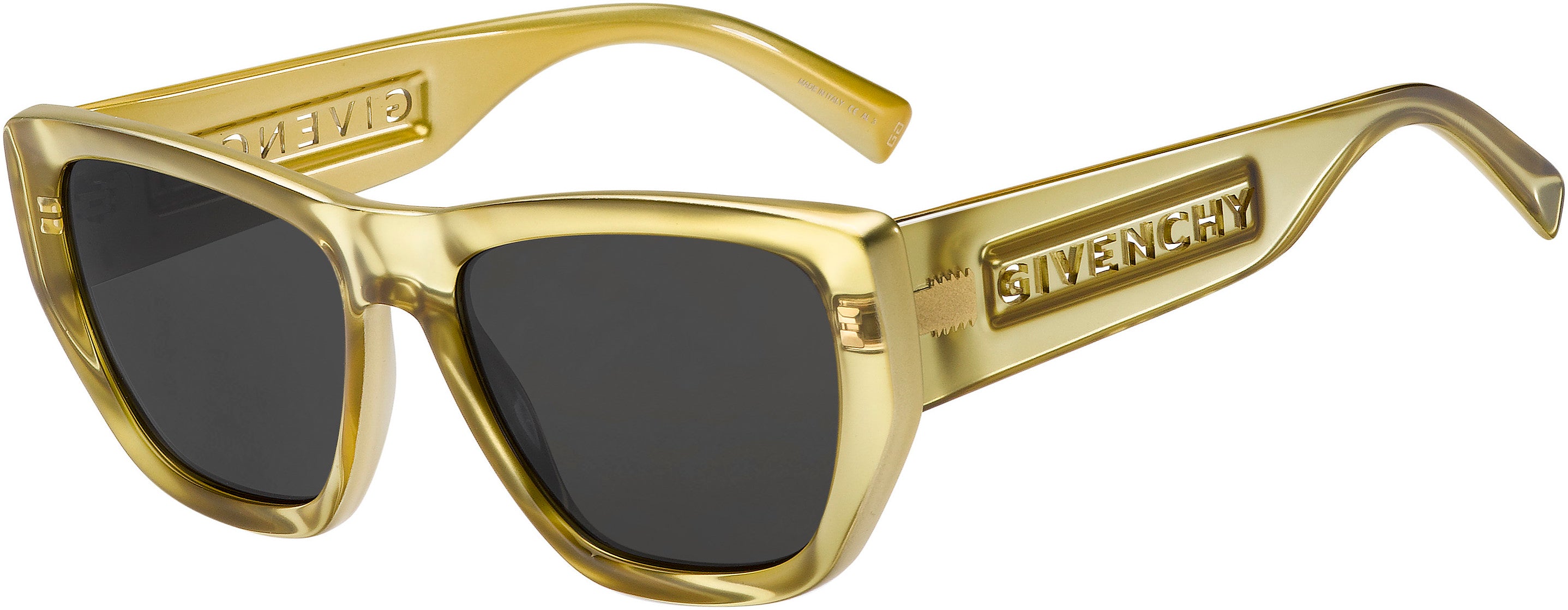  Givenchy 7202/S Cat Eye/butterfly Sunglasses 0J5G-0J5G  Gold (IR Gray)