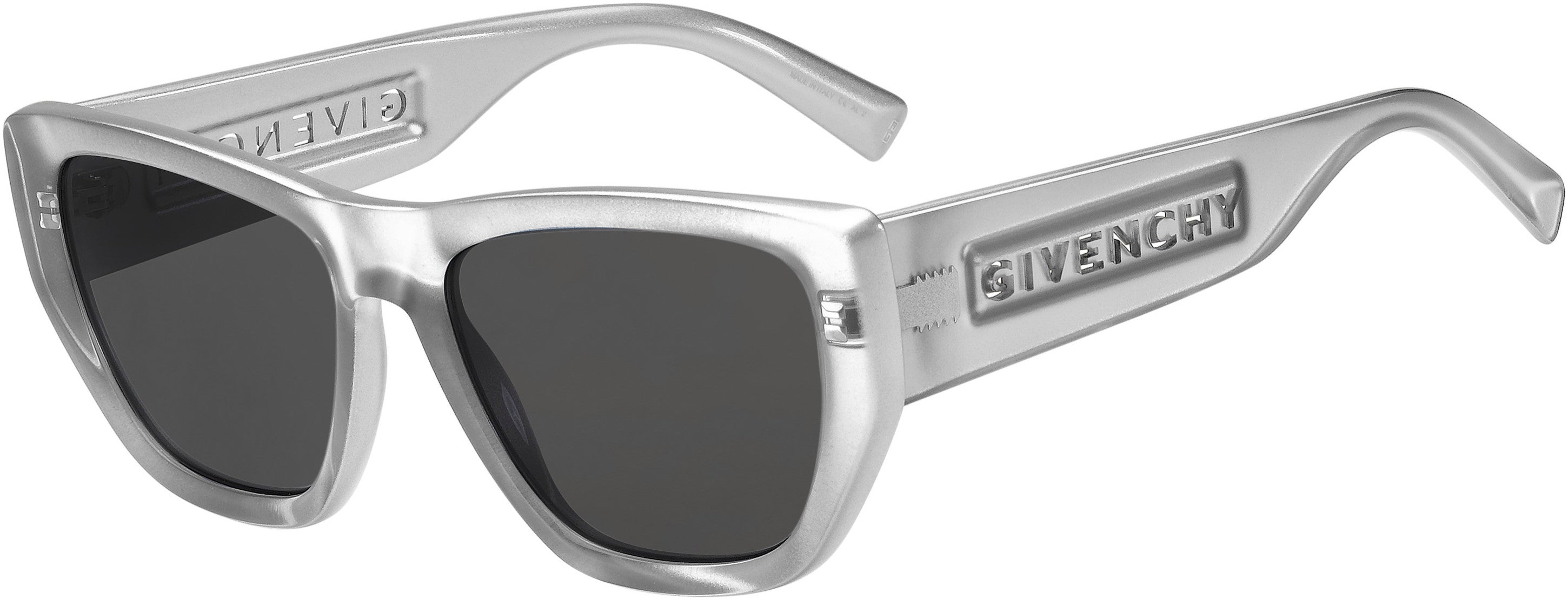  Givenchy 7202/S Cat Eye/butterfly Sunglasses 0YB7-0YB7  Silver (IR Gray)