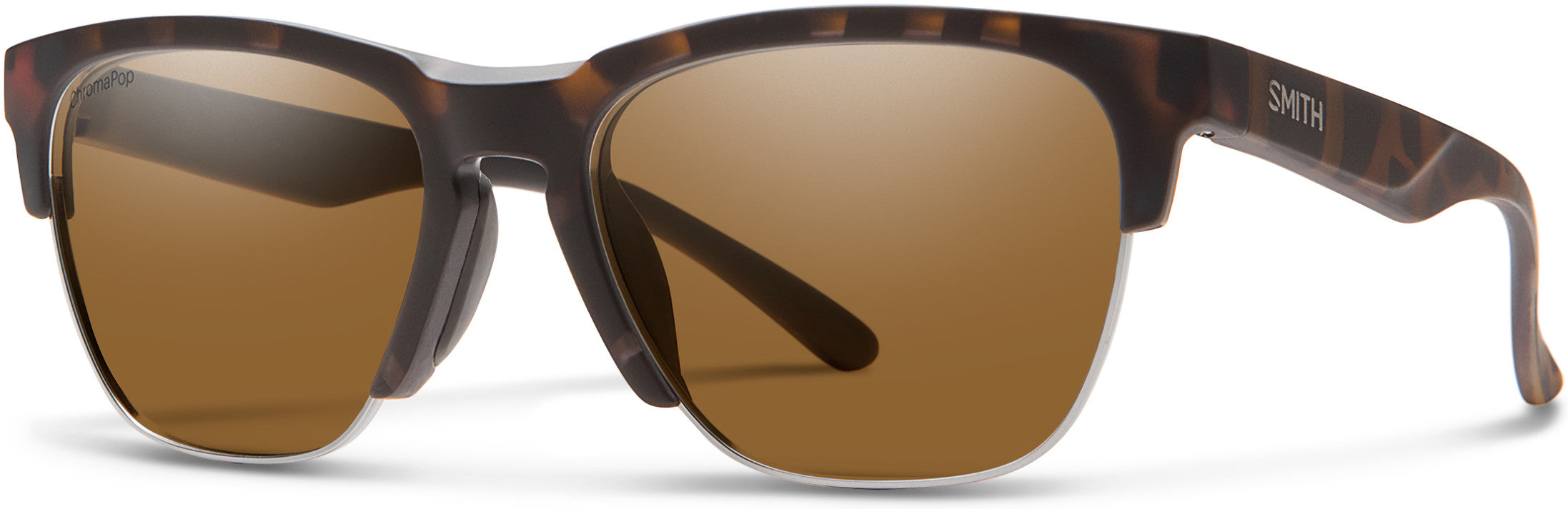 Smith Haywire Browline Sunglasses 0N9P-0N9P  Matte Havana (L5 Brown CP Pz)