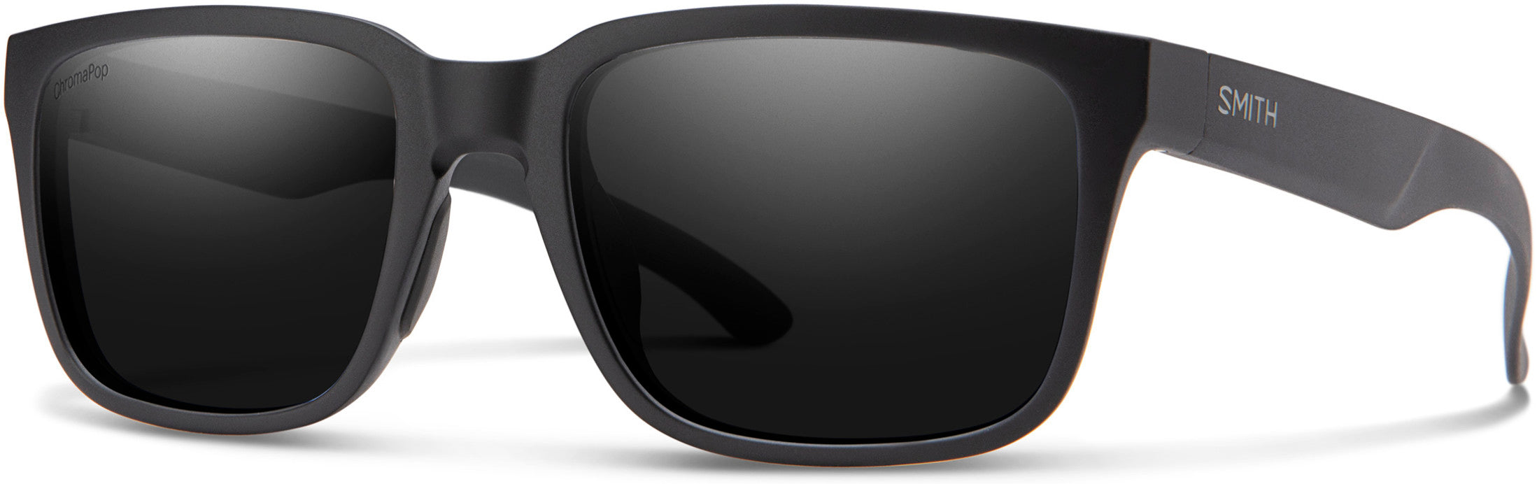 Smith Headliner Rectangular Sunglasses 0003-0003  Matte Black (6N Gray Pz CP)