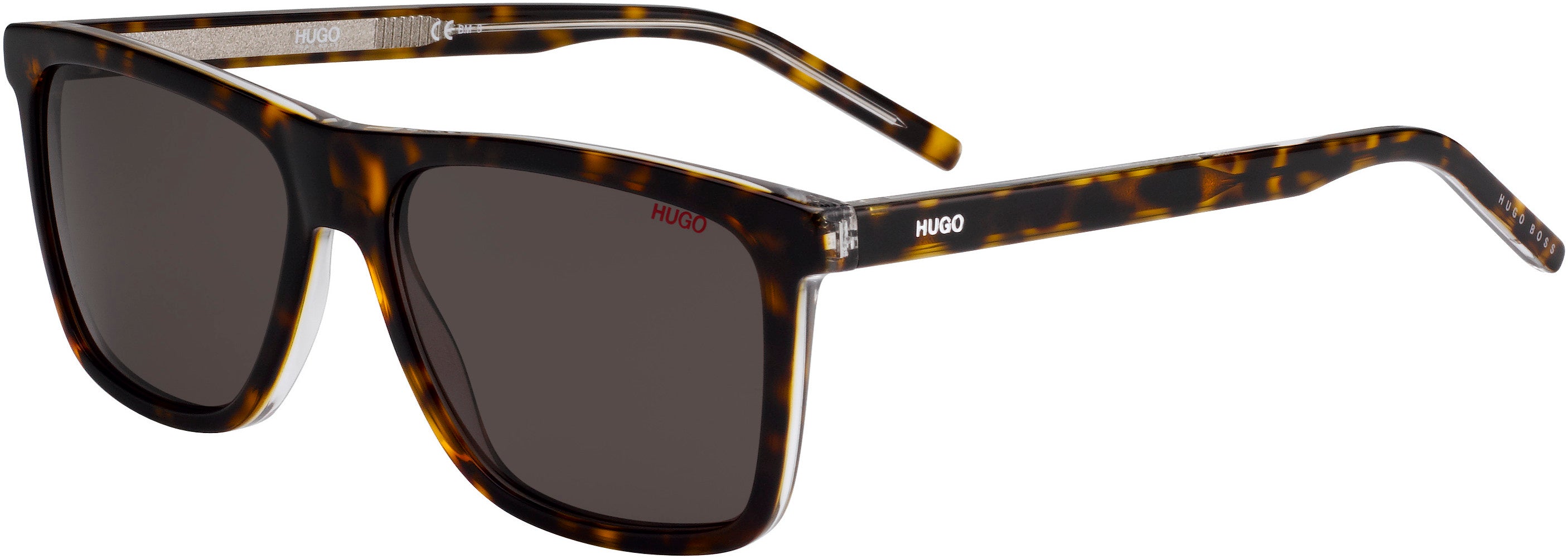 Hugo (hug) Hugo 1003/S Rectangular Sunglasses 0KRZ-0KRZ  Havana Crystal (70 Brown)