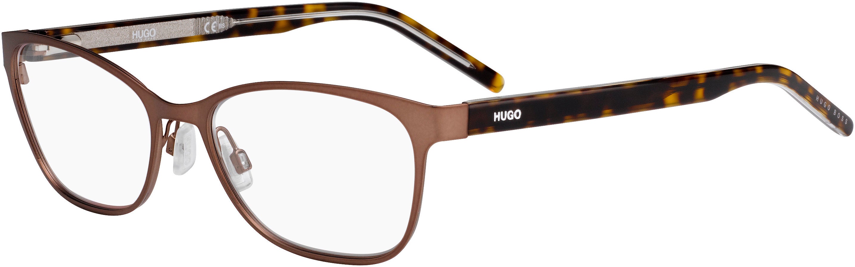 Hugo (hug) Hugo 1008 Cat Eye/butterfly Eyeglasses 0HGC-0HGC  Brown Havana (00 Demo Lens)