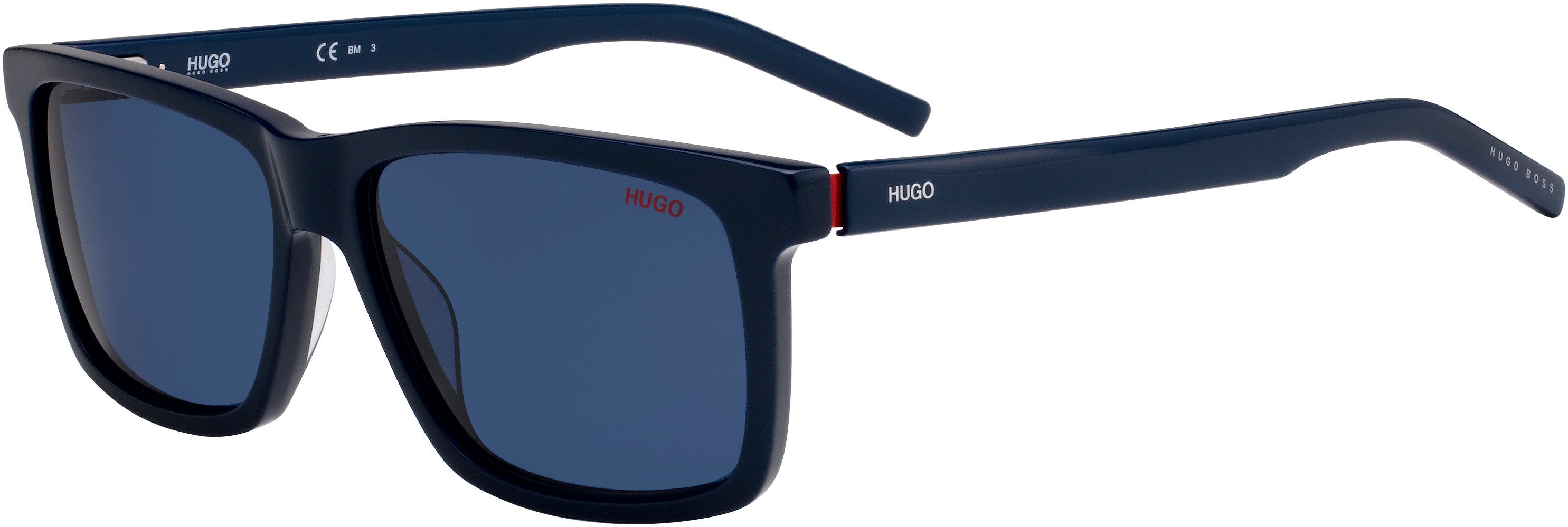 Hugo (hug) Hugo 1013/S Rectangular Sunglasses 0PJP-0PJP  Blue (KU Blue)