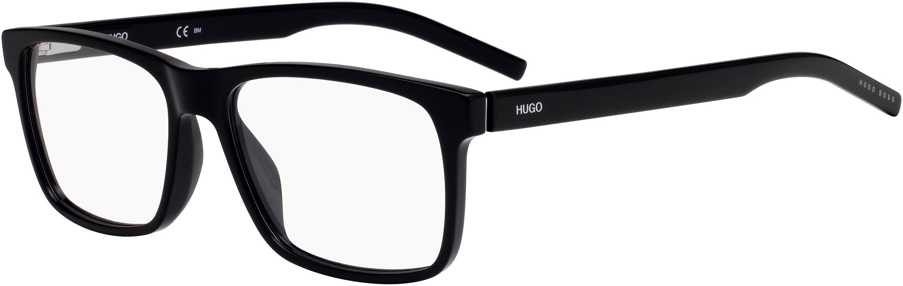 Hugo (hug) Hugo 1014 Rectangular Eyeglasses 0807-0807  Black (00 Demo Lens)