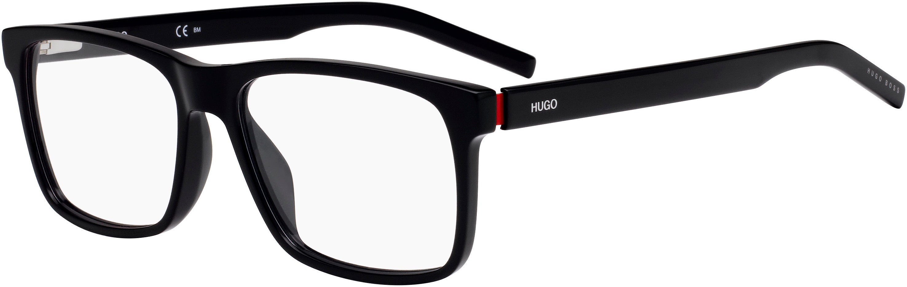 Hugo (hug) Hugo 1014 Rectangular Eyeglasses 0OIT-0OIT  Black Redgd (00 Demo Lens)
