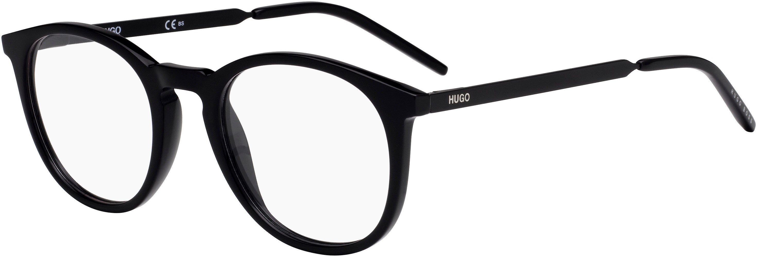 Hugo (hug) Hugo 1017 Tea Cup Eyeglasses 0807-0807  Black (00 Demo Lens)