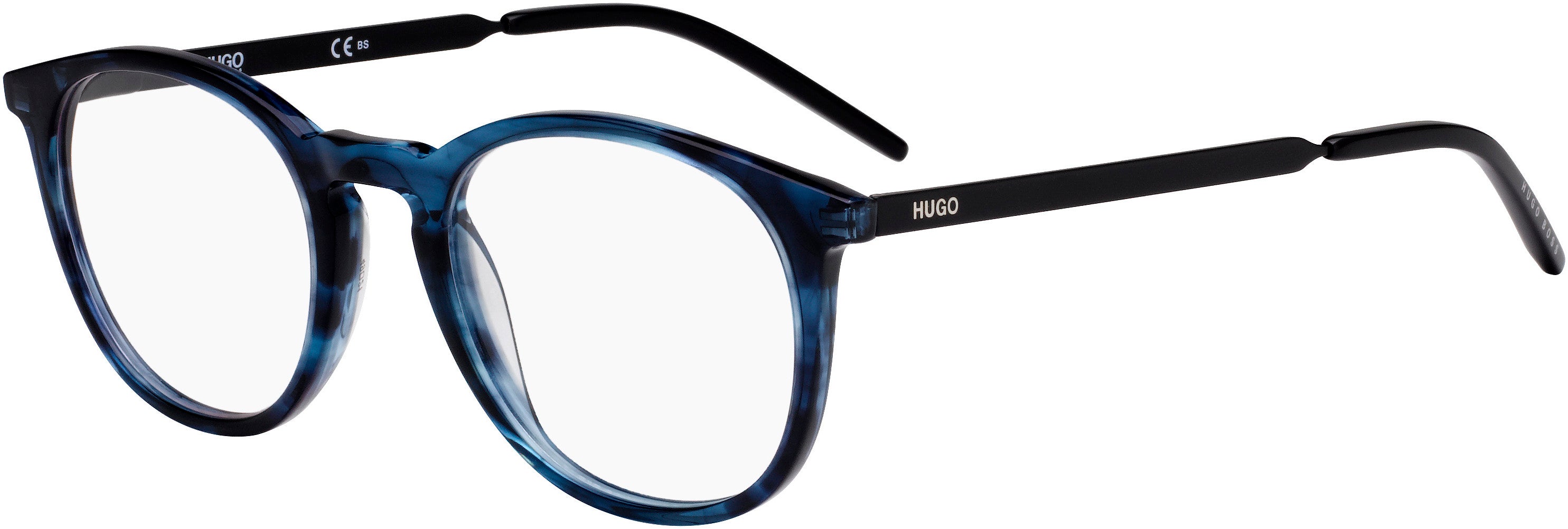 Hugo (hug) Hugo 1017 Tea Cup Eyeglasses 0AVS-0AVS  Striped Blue (00 Demo Lens)