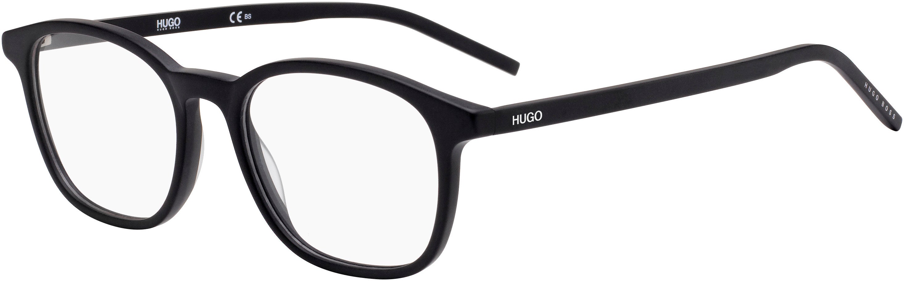 Hugo (hug) Hugo 1024 Square Eyeglasses 0003-0003  Matte Black (00 Demo Lens)