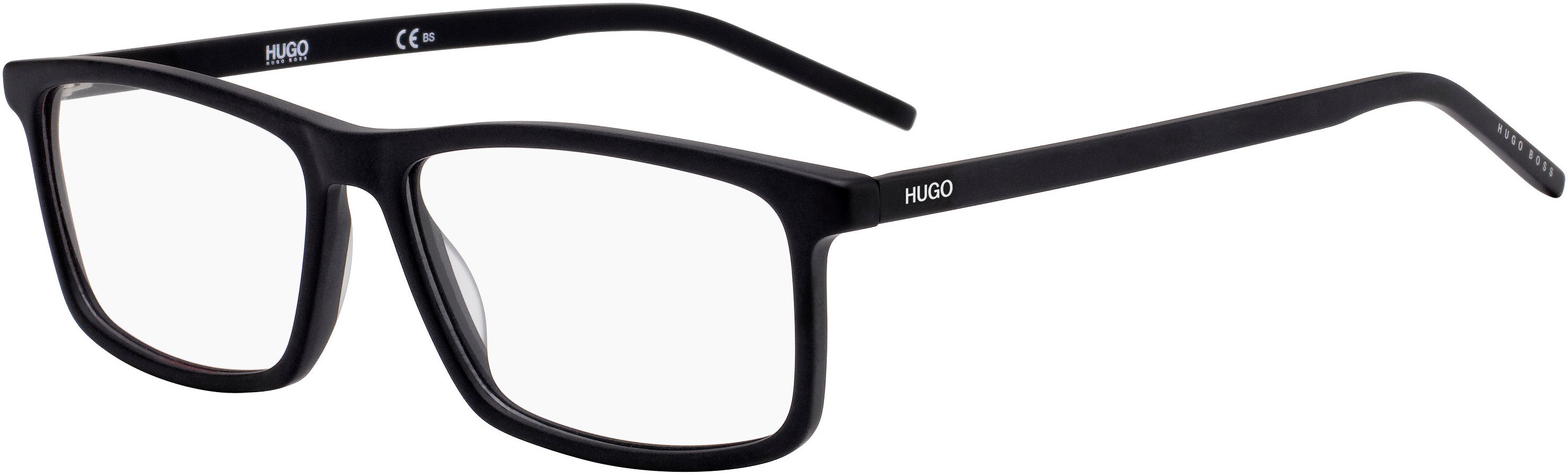 Hugo (hug) Hugo 1025 Square Eyeglasses 0003-0003  Matte Black (00 Demo Lens)