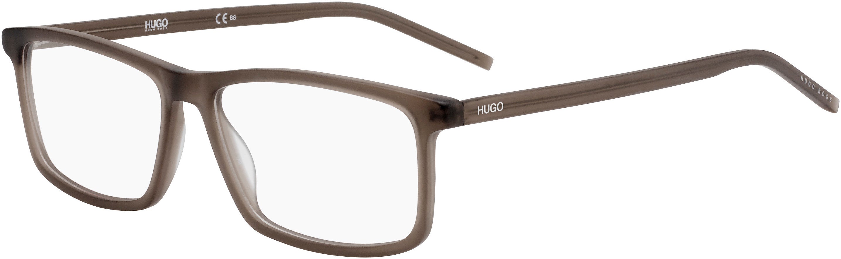 Hugo (hug) Hugo 1025 Square Eyeglasses 04IN-04IN  Matte Brown (00 Demo Lens)