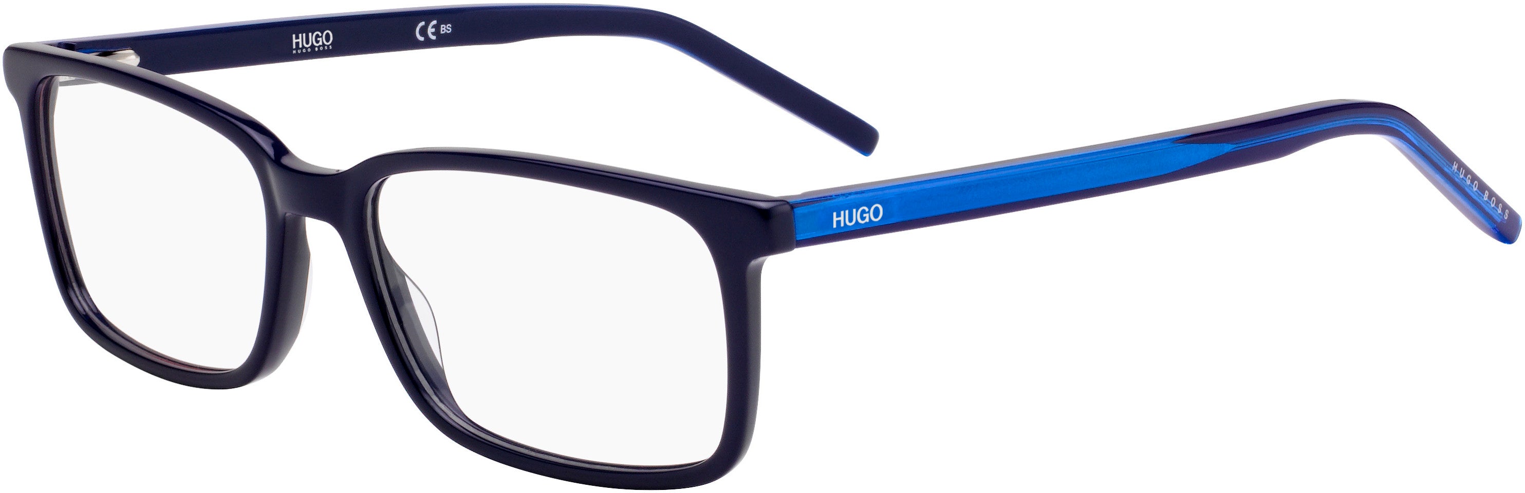 Hugo (hug) Hugo 1029 Square Eyeglasses 0PJP-0PJP  Blue (00 Demo Lens)