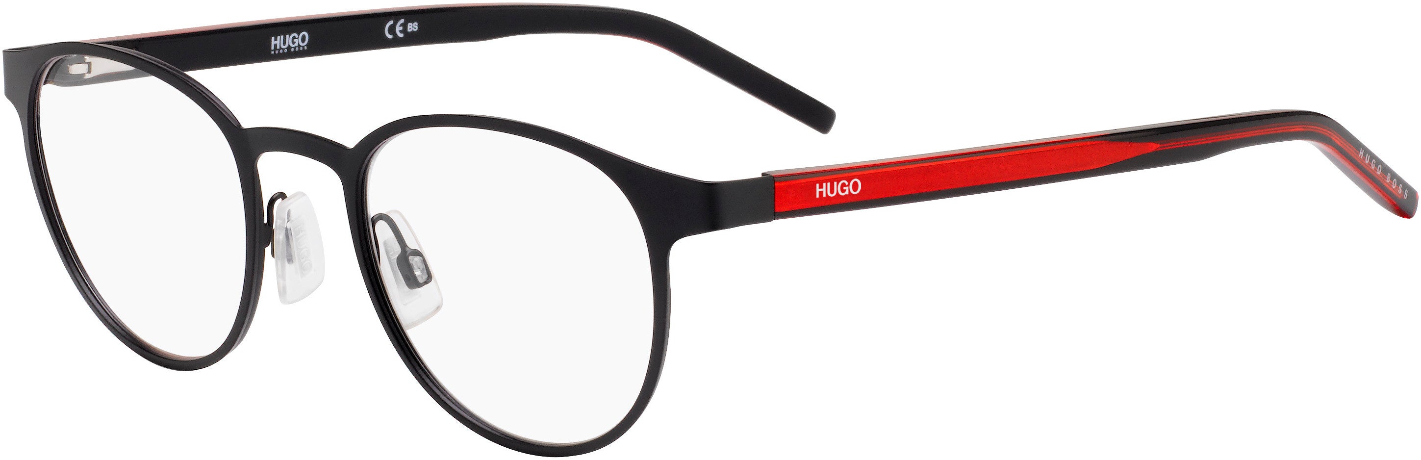 Hugo (hug) Hugo 1030 Oval Modified Eyeglasses 0BLX-0BLX  Bkrt Crystal Red (00 Demo Lens)